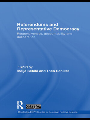 cover image of Referendums and Representative Democracy